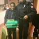 The unidentified 11-year-old poses with his brand-new Xbox and games and a Memphis police officer.
Memphis Police Department via Facebook